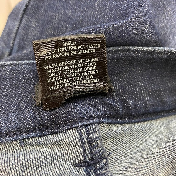 Ann Taylor Jeans Modern Straight Leg Hemmed 6 - Picture 7 of 7